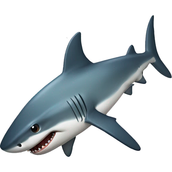 Injured shark emoji