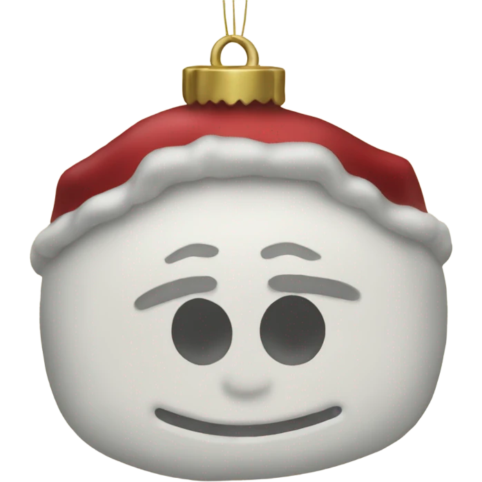 old Christmas ornament  emoji