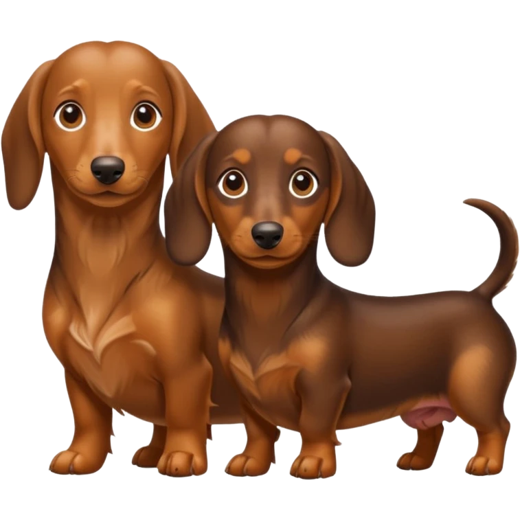 Perros salchicha emoji