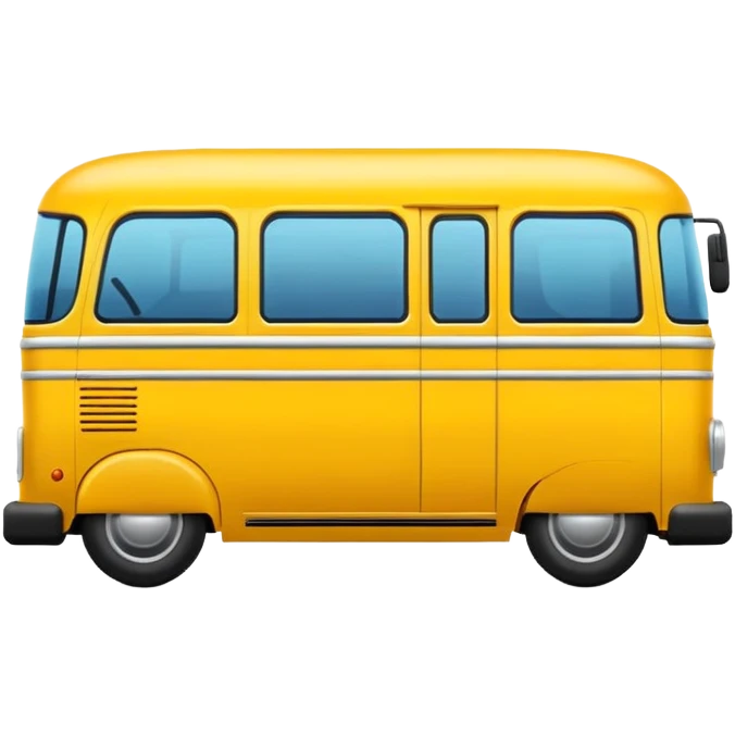 Yellow bus going to Patiala emoji