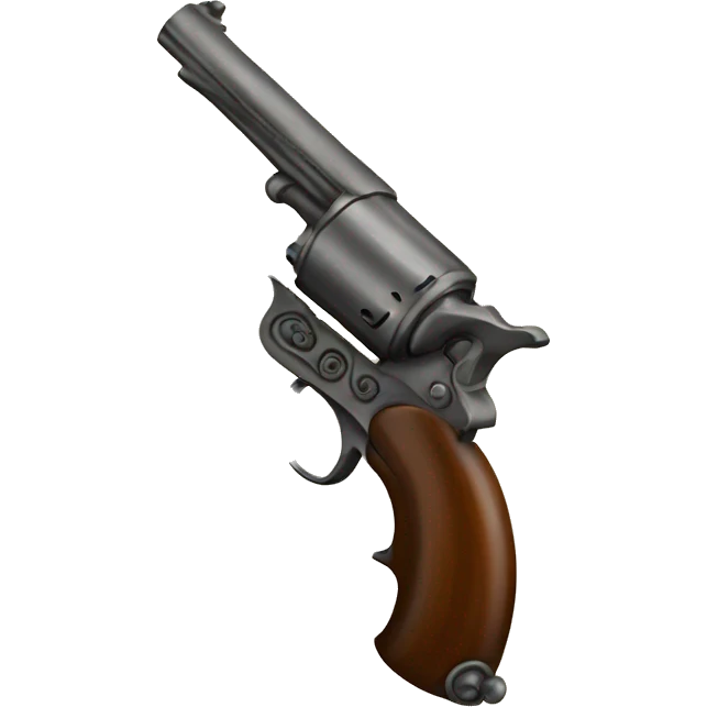 antique pistol emoji