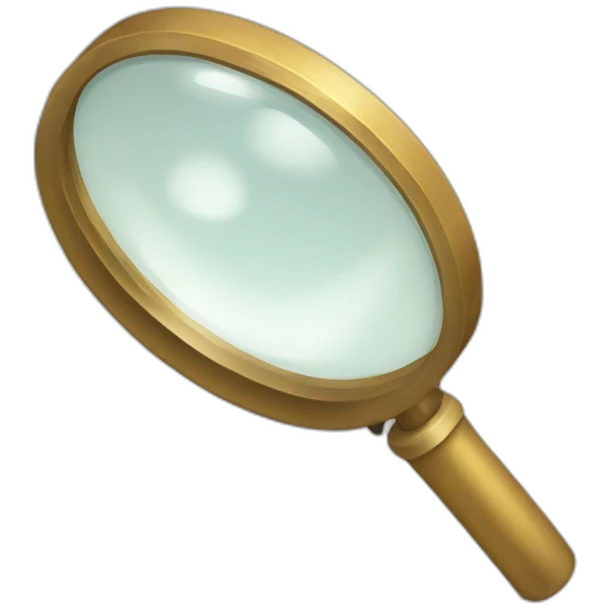 magnifying glass emoji