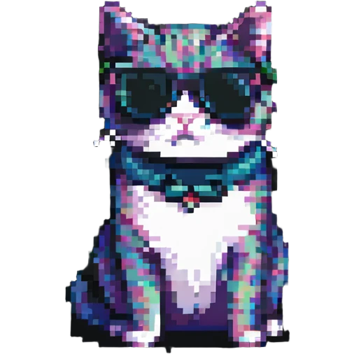 cat with dark sunglasses emoji
