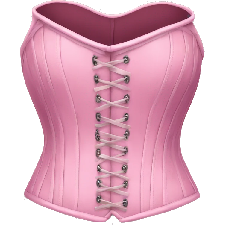 Pink corset emoji