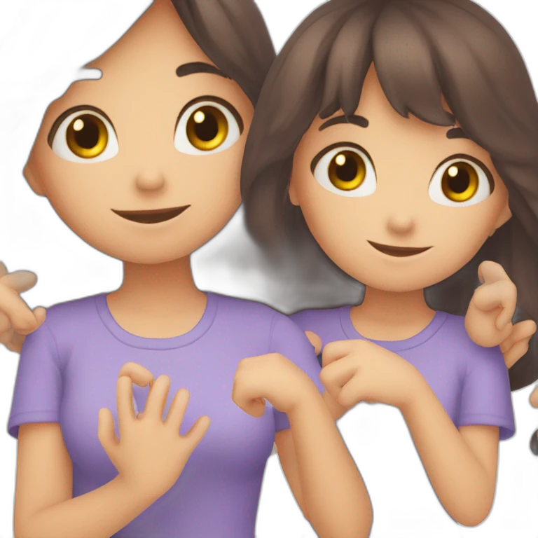 Cœur avec les mains emoji