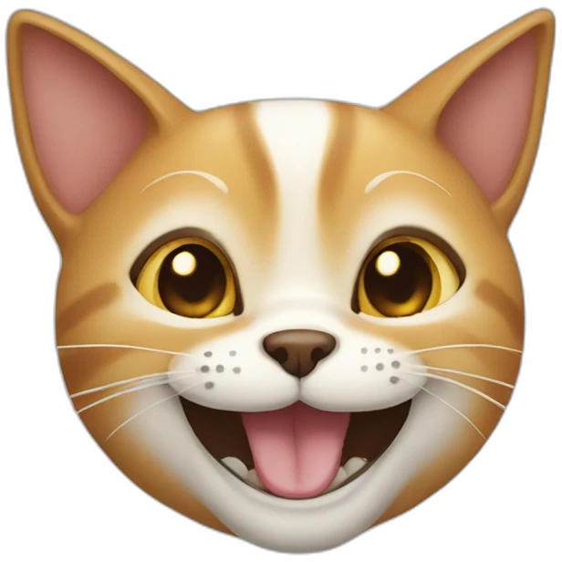 Chi-cat-smiling emoji
