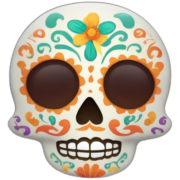 día de los muertos mexican ornament emoji