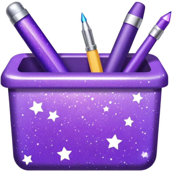 Purple Glitter administrator tools emoji