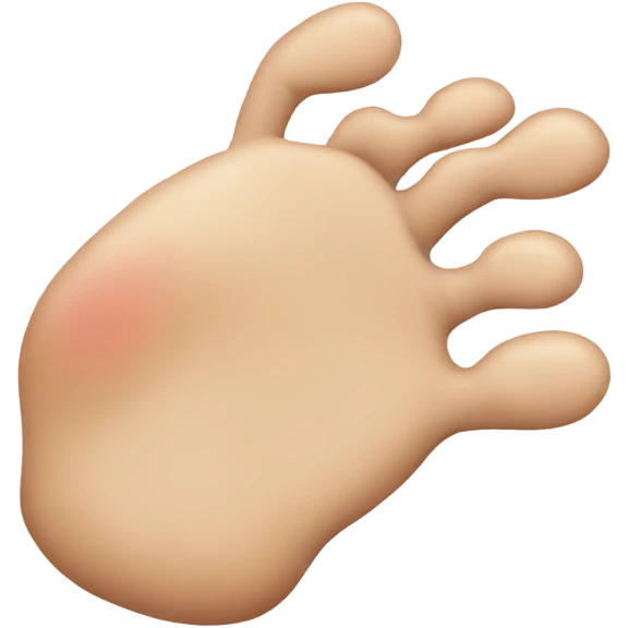 Foot rub emoji