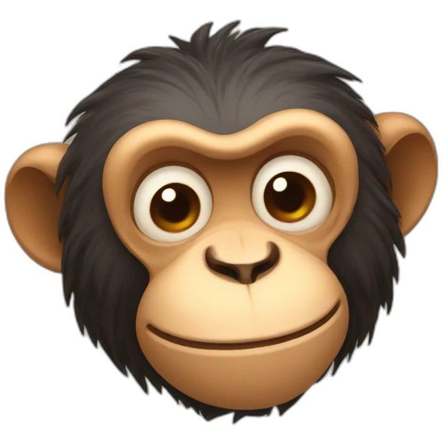 Sleepy monkey emoji