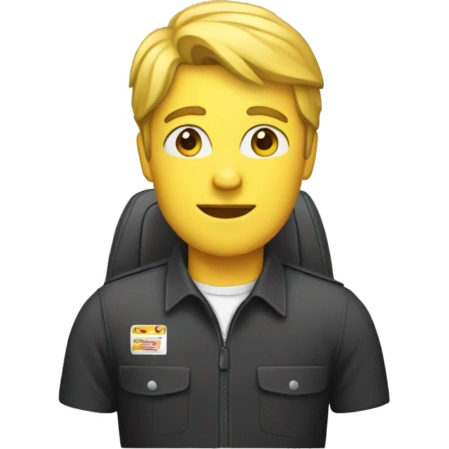 a driver in car  emoji