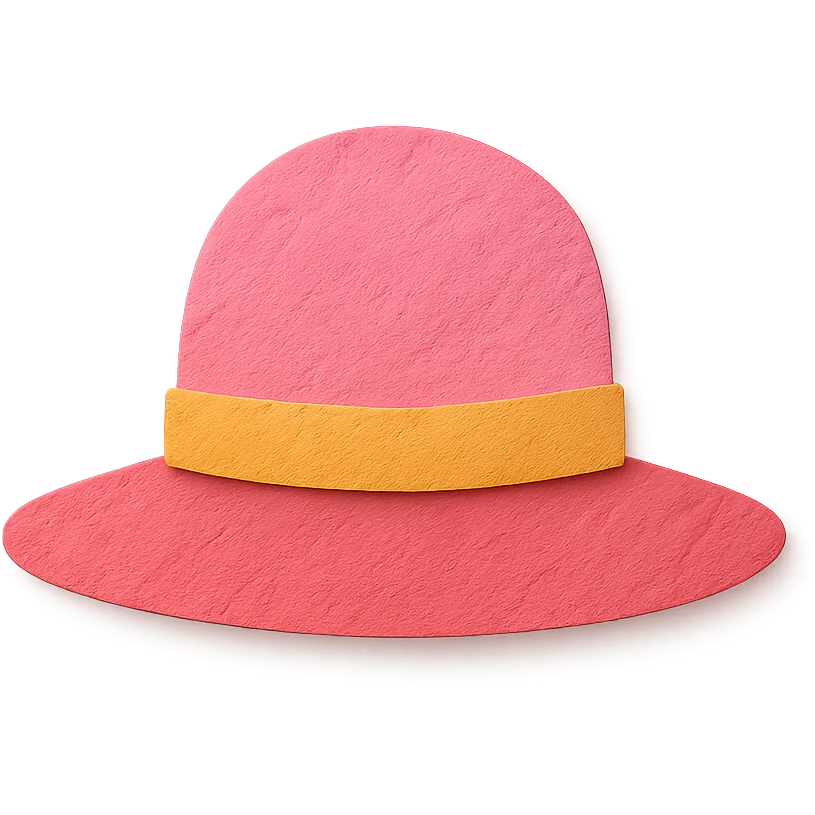 pink hat emoji