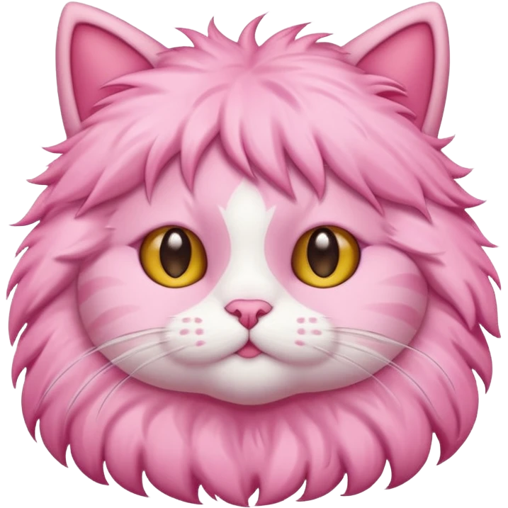 cute pink cat cutecore emoji