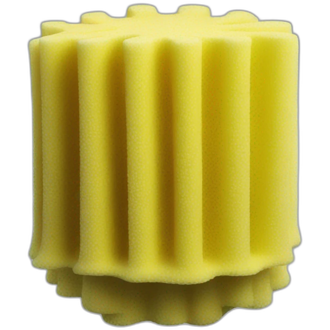 Yellow sponge filter emoji