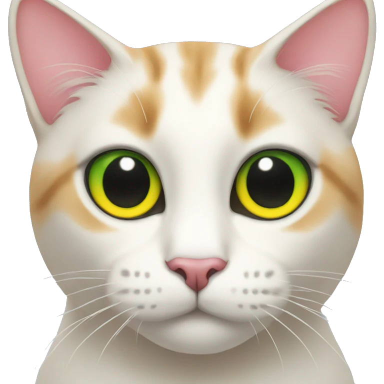 cat with rgb eyes emoji