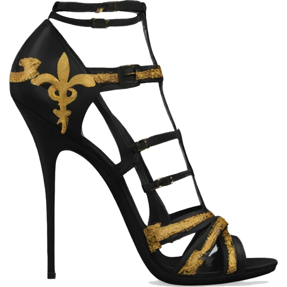saint laurent heels emoji