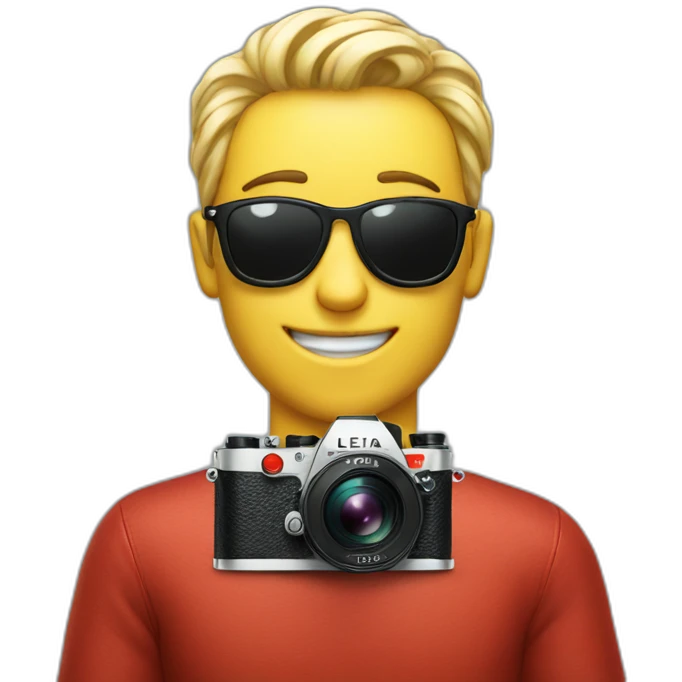 Leica film camera emoji