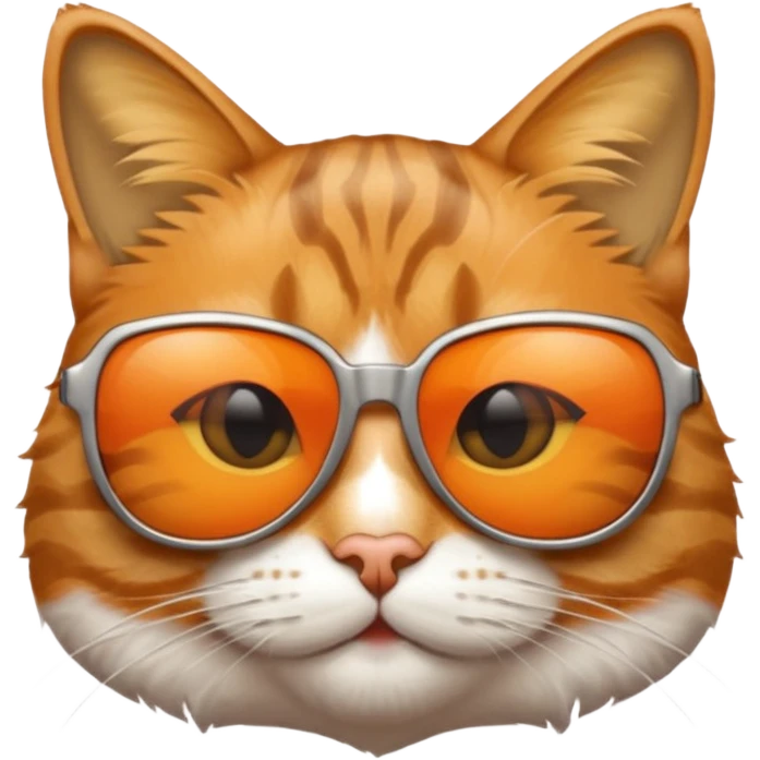 Cat wearing sunglasses emoji