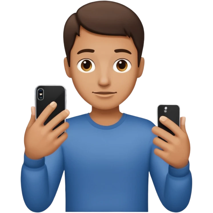 Bent thumb, iphone style  emoji