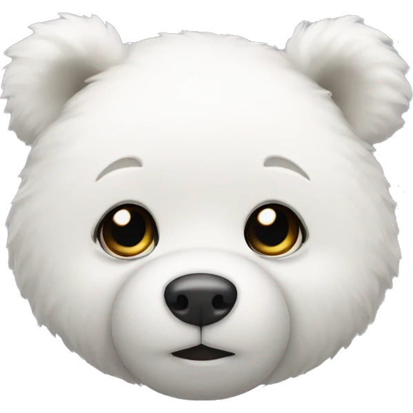 white teddy bear emoji