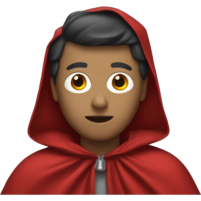 dummy with a red cape emoji