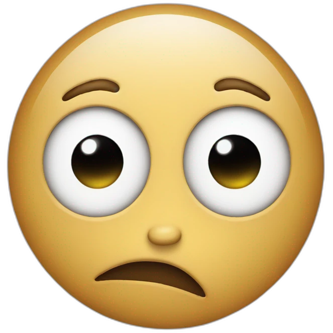 Emoji face with white hearts in his  eyes emoji