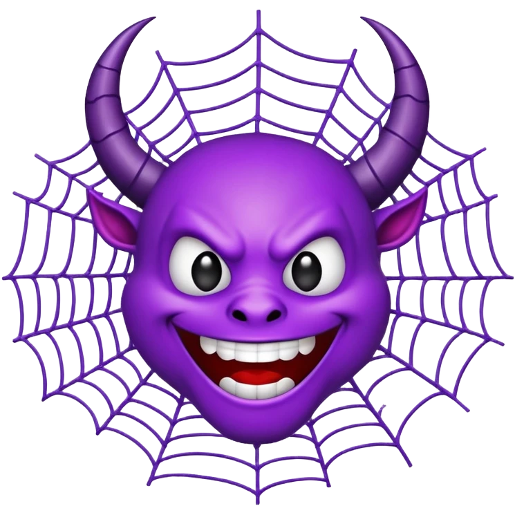 purple Devils Emoji Like this 😈 in this Emoji 🕸️ emoji