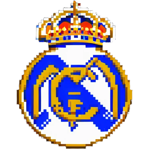 Real Madrid football club logo emoji