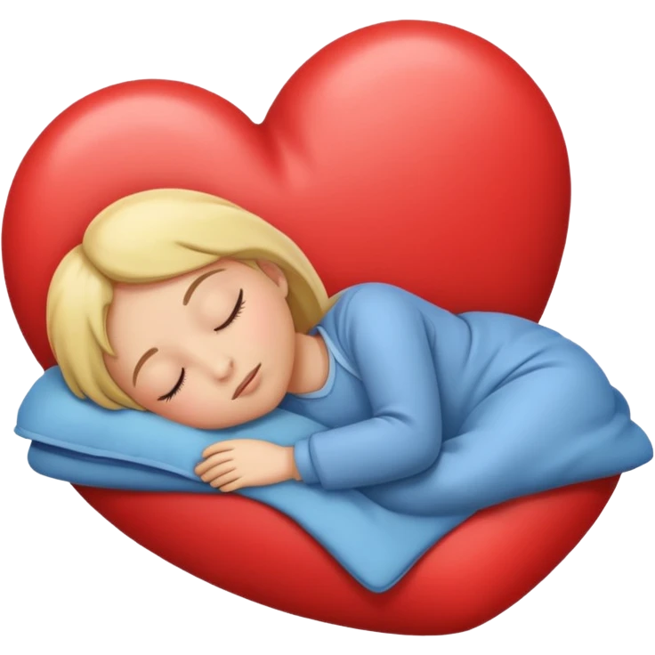 heart sleep emoji
