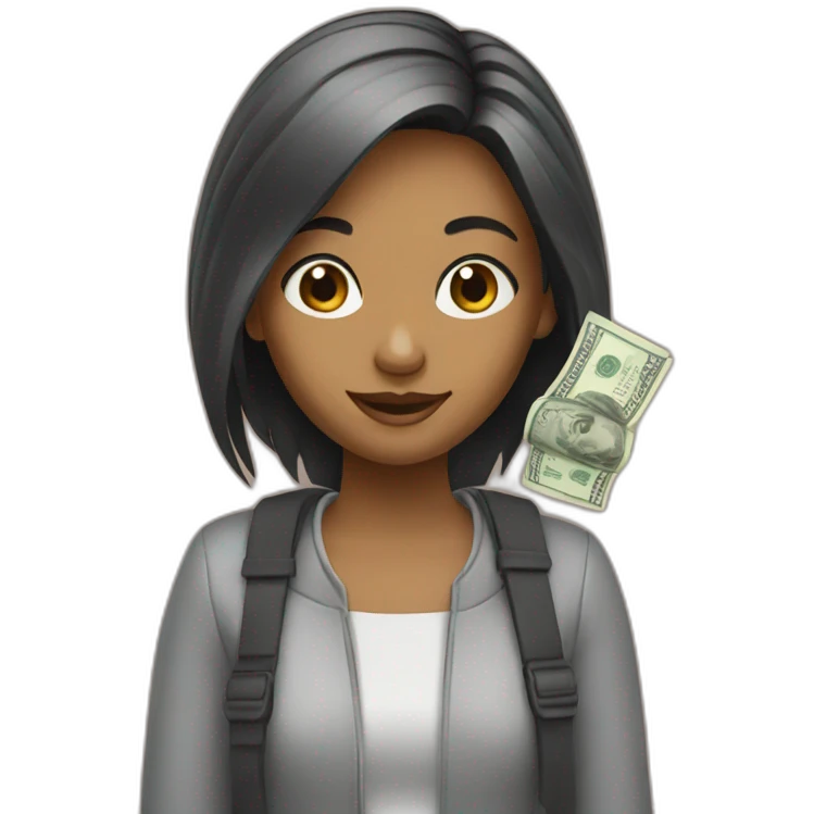 girl with money emoji