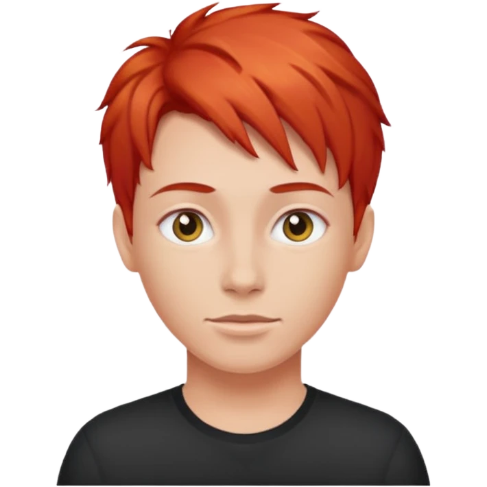 Make one wi/ red hair emoji