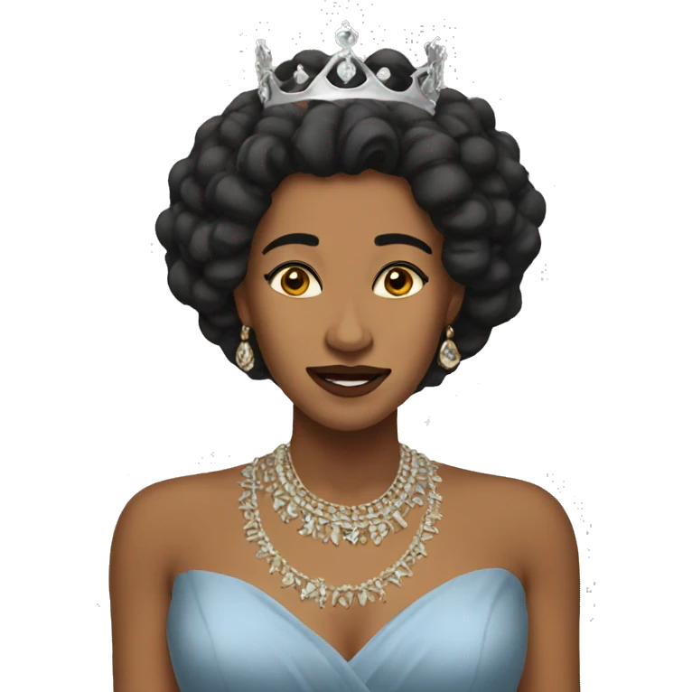 Queen never cry emoji