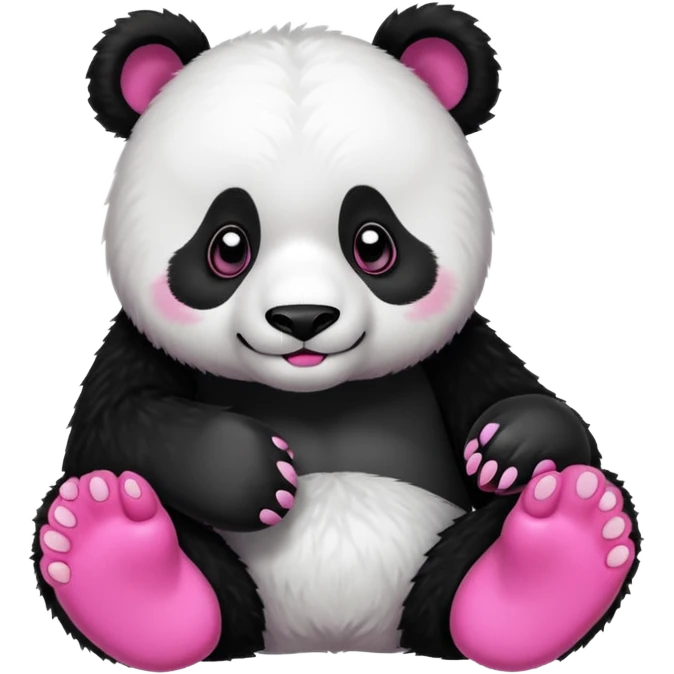 Panda that likes toes emoji
