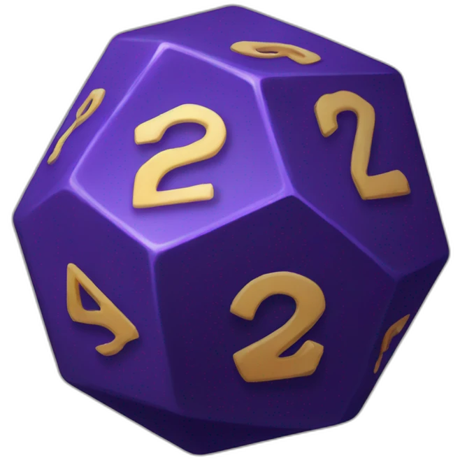 D20-dice emoji