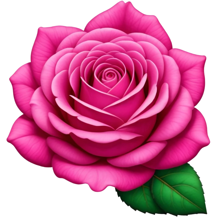 Hot pink rose emoji