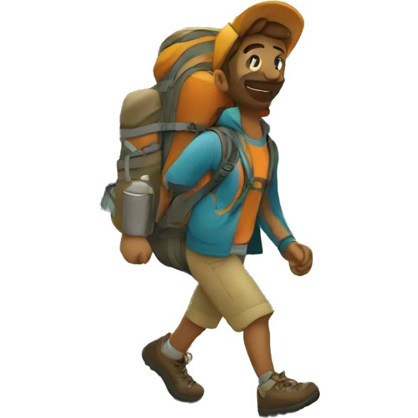 hiking emoji