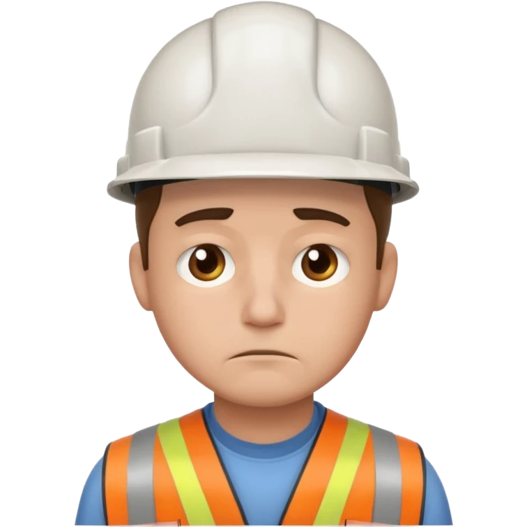 engineer looking really sad emoji