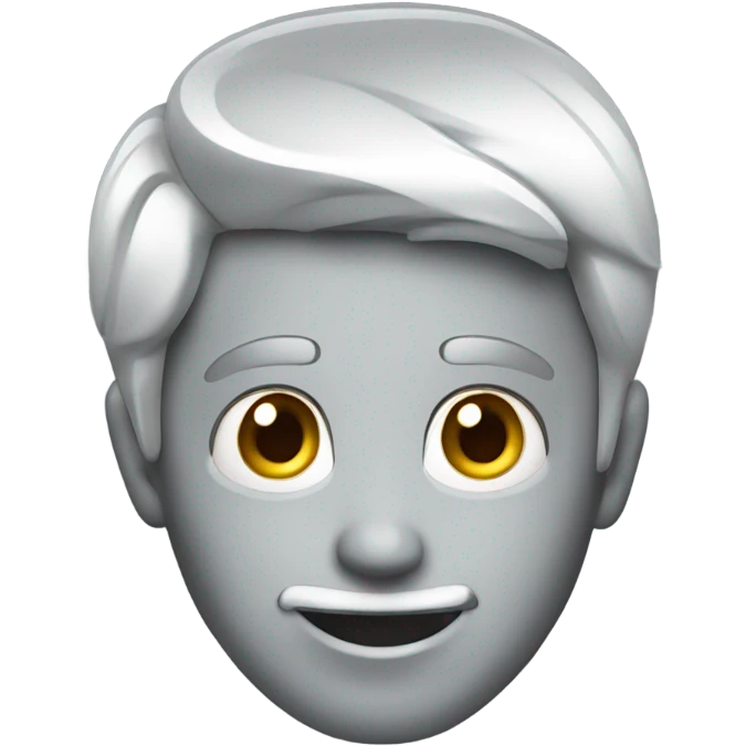 Silver chrome emoji