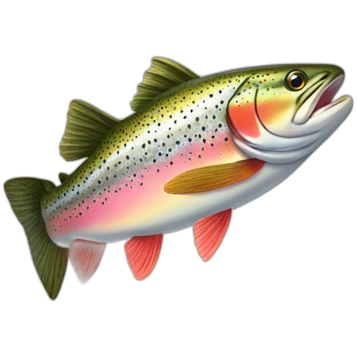 rainbow-trout-side-view emoji