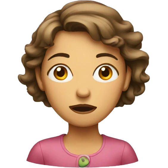 Confused woman emoji