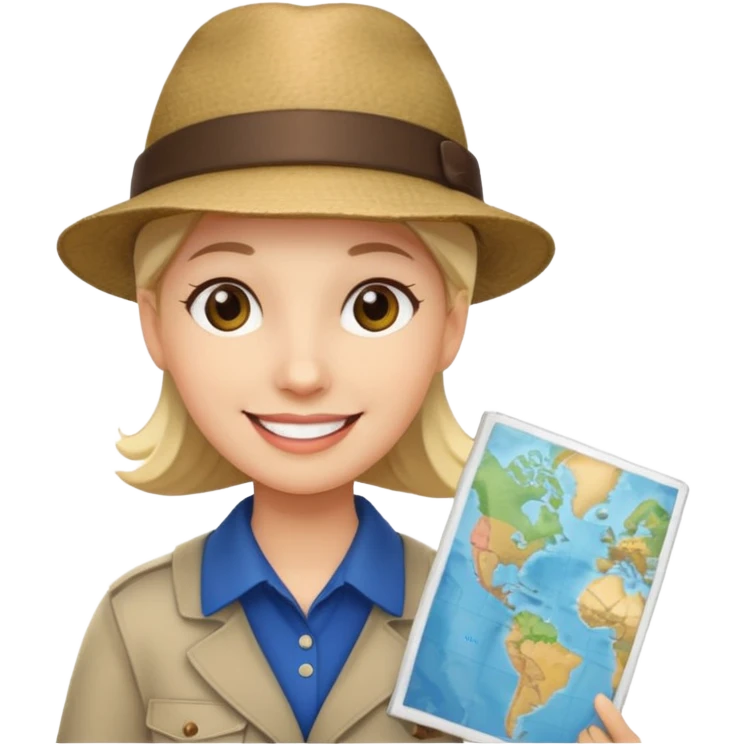 tour guide in USA emoji