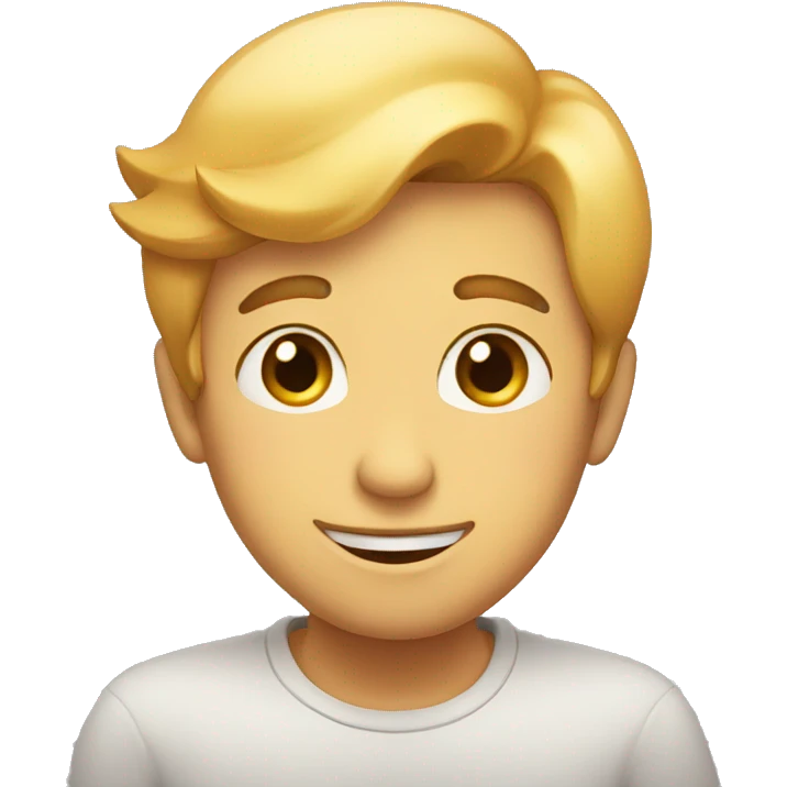 Bashful blushing emoji