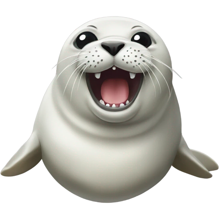 Hungry seal emoji