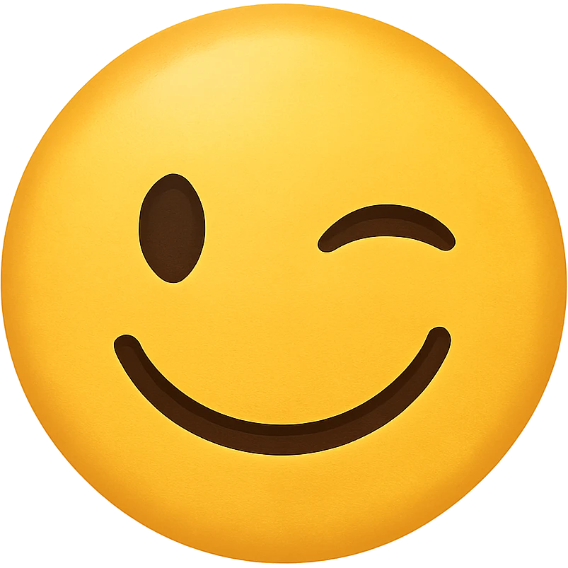 winking face emoji emoji