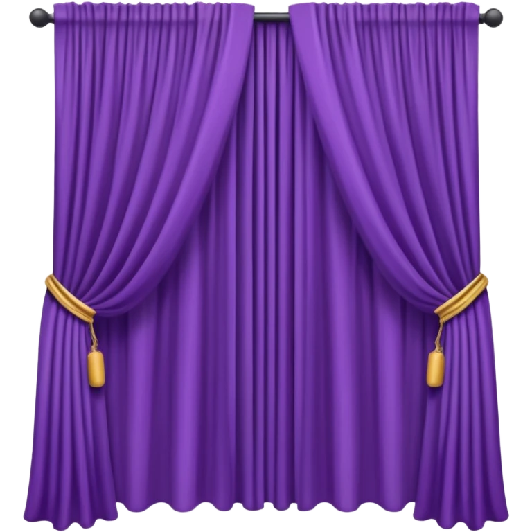 purple curtain open modern emoji