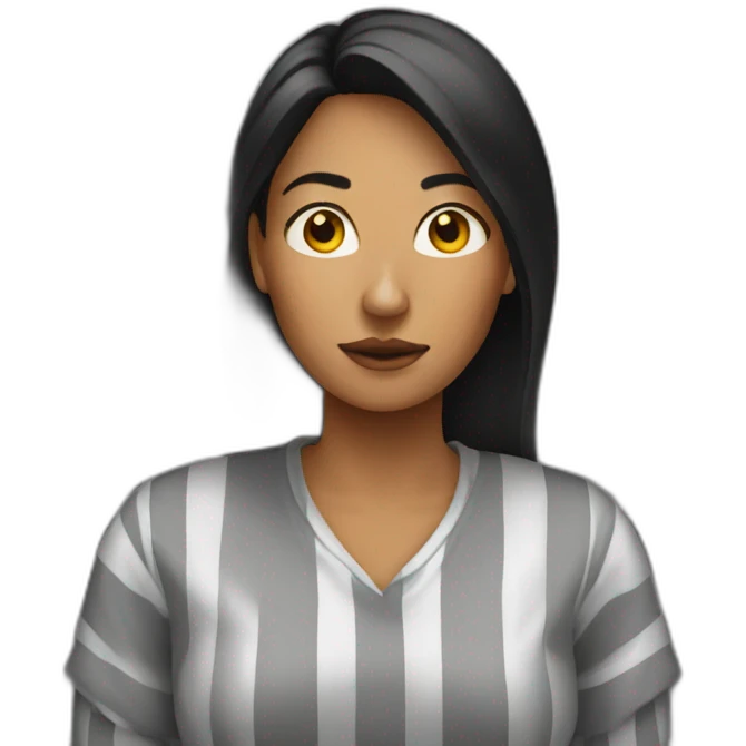 Woman-jail emoji