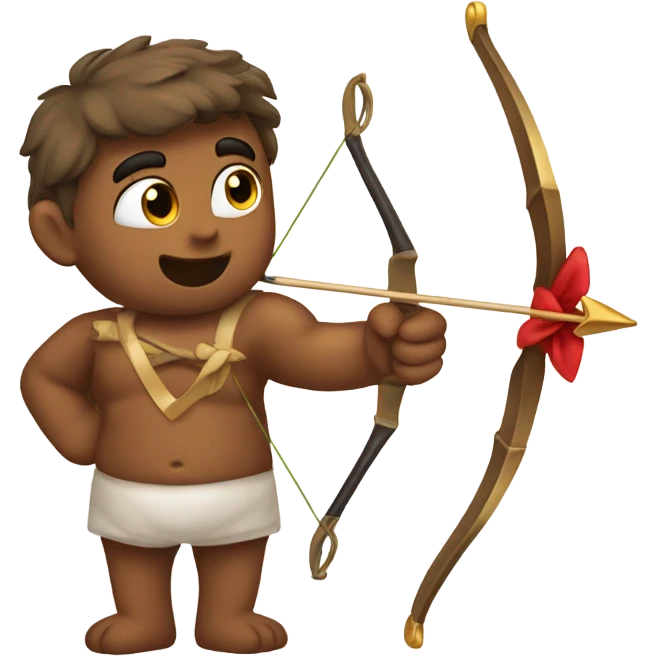 cupids bow and arrow  emoji