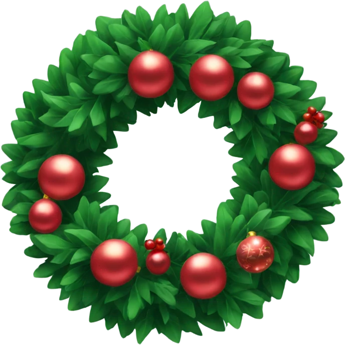 Christmas wreath  emoji