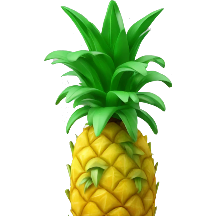 3D Pineapple  emoji