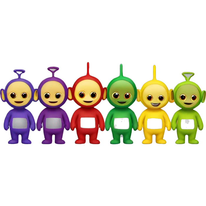 4 Teletubbies emoji